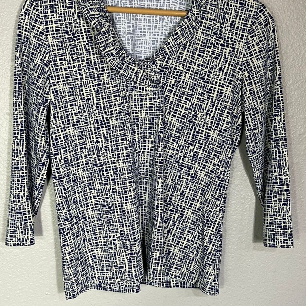 J McLaughlin ruffled Durham top